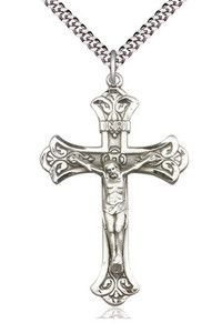 Sterling Silver Crucifix Pendant 0642SS/18S