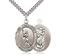 St. Christopher Baseball Sport Medal St. Christopher Baseball Sport Medal
