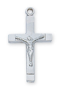 1.8 cm Sterling Silver Crucifix L8015