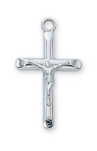 Sterling Silver Crucifix  L8013