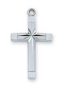 Sterling Silver Cross L8062