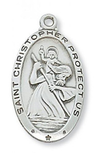 2.7cm St. Christopher Saint Medal, Patron of Travelers 2.7cm St. Christopher Saint Medal, Patron of Travelers