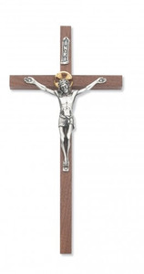 10" Walnut Crucifix 79-42485