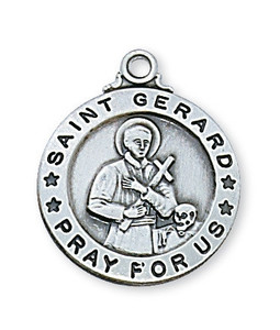 Sterling Silver St. Gerard Pendant L600GR Sterling Silver St. Gerard Pendant L600GR