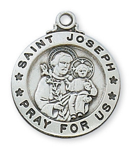 Sterling Silver St. Joseph Pendent L600JS Sterling Silver St. Joseph Pendent L600JS