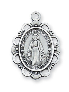 Oval Miraculous Medal L572