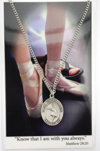 GIRLS DANCE Pendant and PRAYER CARD SET PSD676DC GIRLS DANCE Pendant and PRAYER CARD SET PSD676DC