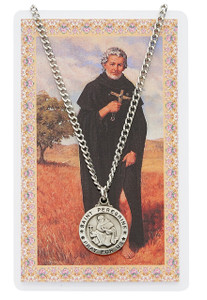 St. Peregrine Pendant and Prayer Card Set PSD600PE St. Peregrine Pendant and Prayer Card Set PSD600PE