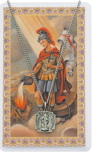 ST. FLORIAN SHIELD MEDAL AND PRAYER CARD SET PSD424 ST. FLORIAN SHIELD MEDAL AND PRAYER CARD SET PSD424
