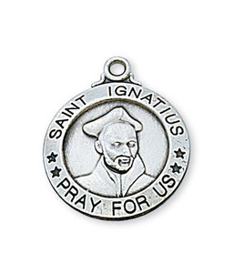 Sterling Silver St. Ignatius Pendant L600IG Sterling Silver St. Ignatius Pendant L600IG