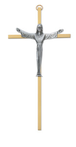 7" Risen Brass Crucifix 80-96 7" Risen Brass Crucifix 80-96