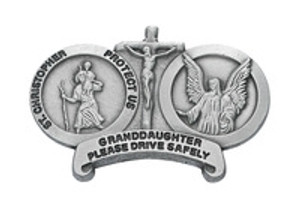 ST CHRISOPHER GRANDDAUGHTER VISOR CLIP VC845 ST CHRISOPHER GRANDDAUGHTER VISOR CLIP VC845