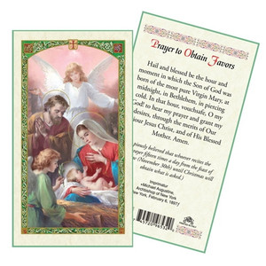 St. Andrew Christmas Novena Laminated Holy Card HC9-263E St. Andrew Christmas Novena Laminated Holy Card HC9-263E