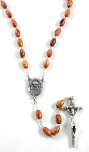 Junipero Serra Olive Wood Rosary