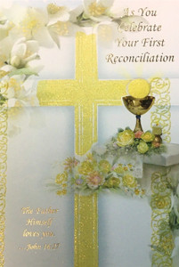 As You Celebrate Your First Reconciliation Greeting Card 68227 As You Celebrate Your First Reconciliation Greeting Card 68227