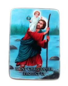 Saint Christopher Visor Clip KVC807 Saint Christopher Visor Clip KVC807
