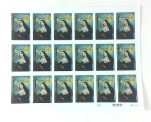 Saint Rita Sticker Sheet GRH77-31