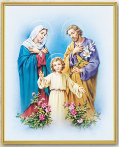 Holy Family Picture Wall Plaque 810-360 Holy Family Picture Wall Plaque 810-360