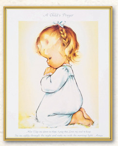 Praying Girl Plaque 810-395 Praying Girl Plaque 810-395