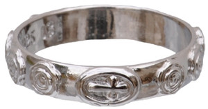 Sterling Silver Rosary Ring, RRSS1 Sterling Silver Rosary Ring, RRSS1