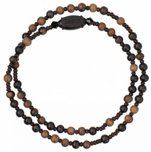 Five Decade Rosary Bracelet with 4mm Jujube Wood Beads, RBS4B Five Decade Rosary Bracelet with 4mm Jujube Wood Beads, RBS4B