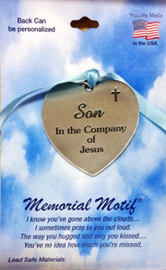 Son In The Company of Jesus Pewter Memorial Medal FC3004