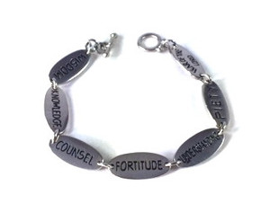 Seven Gifts of the Holy Spirit Bracelet BK-P11563BX Seven Gifts of the Holy Spirit Bracelet BK-P11563BX