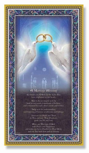 A Marriage Blessing Plaque E59-661 A Marriage Blessing Plaque E59-661