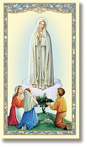 Novena To Our Lady of Fatima Holy Card RS264 Novena To Our Lady of Fatima Holy Card RS264