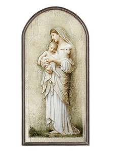 15" Marco Sevelli Arched Plaque - Innocence B2319 15" Marco Sevelli Arched Plaque - Innocence B2319