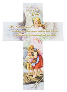 Angel of God Wall Cross B2292