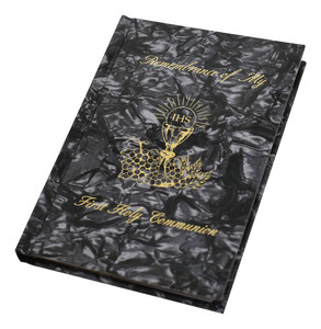 Remembrance of My First Holy Communion Black Pearlized Mass Book 1525719