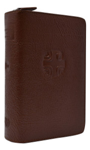 Liturgy of the Hour Brown Leather Zipper Case Vol. III 403/10LC