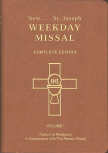 Saint Joseph Weekday Missal Vol I 920/09: Complete Edition Saint Joseph Weekday Missal Vol I 920/09: Complete Edition