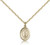 Gold Filled Confirmation Pendant, Gold Filled Lite Curb Chain, 1/2" x 3/8"