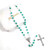 Children's Green Crystal Aurora Borealis Bead Rosary
