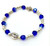 Miraculous Medal Blue Bead Bracelet