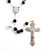Silver Plated Genuine Black Cocoa Bead Rosary Silver Plated Genuine Black Cocoa Bead Rosary