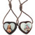 Large Wood Heart Scapular