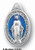 Small Blue Enamel Miraculous Medals (7/8 inch up to 1 3/8 inch)