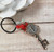 Saint Benedict Bead Key shaped Keychain