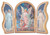 Gold Embossed Guardian Angel Triptych 1205-350