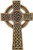 8 in. Antique Bronze Plated or Plain Fine Pewter Knotted Celtic Cross