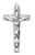 2.5 cm Sterling Silver Crucifix 18'' chain 2.5 cm Sterling Silver Crucifix 18'' chain