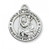 Sterling Silver St. Christopher 2.5cm Round Medal Sterling Silver St. Christopher 2.5cm Round Medal