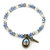 Child's Our Lady of Grace Light Blue Glass Bead Bracelet Child's Our Lady of Grace Light Blue Glass Bead Bracelet