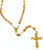 November Birthstone Bead Gold Rosary