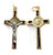 1.5" Gold Brown St. Benedict Crucifix SCX207GBR-BEN