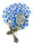 Our Lady of Fatima 100th Year Blue/Crystal Rosary L-277FT