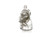 Sterling Silver Madonna & Child Pendant, Lite Curb Chain, 7/8" x 1/2" Sterling Silver Madonna & Child Pendant, Lite Curb Chain, 7/8" x 1/2"